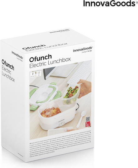 InnovaGoods Innofoods Elektrischer Kunststoff Mittagbox Grün Mit Fächern 1.05lt