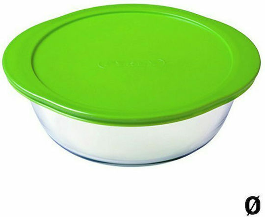 Pyrex Δοχείο Φαγητού Γυάλινο Πράσινο 2.3lt