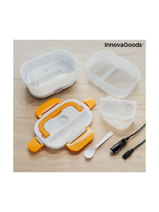 InnovaGoods Plastic Electric Lunch Box Carunch Orange 1050ml