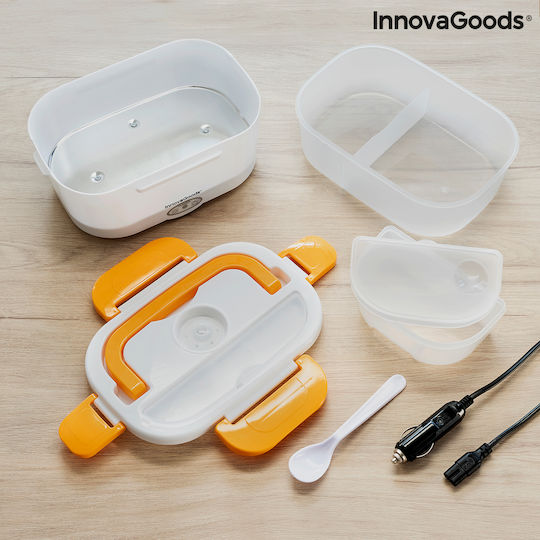 InnovaGoods Carunch Електрически Кутия за обяд Пластмаса Оранжев 1050мл 1бр