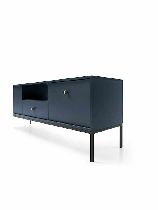 TV-Ständer Mono Blau M153.4xTiefeP39xHöhe56cm