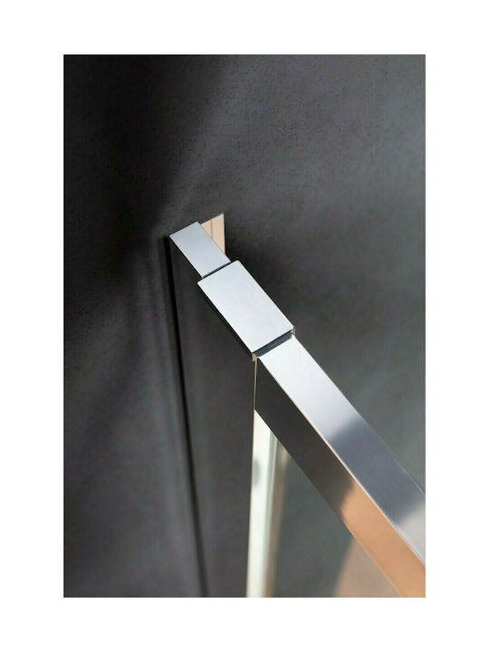 Tema Versus 200 4-Panel Sliding Entry Door Διαχωριστικό Ντουζιέρας με Συρόμενη Πόρτα 180x185cm Clear Glass