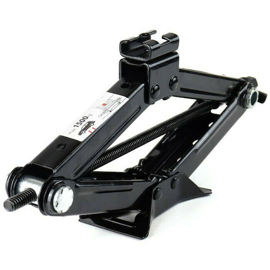 AMiO Hand Operated Scissor Jack with Lifting Capacity up to 39cm and Weight Capacity up to 1.5 Tons