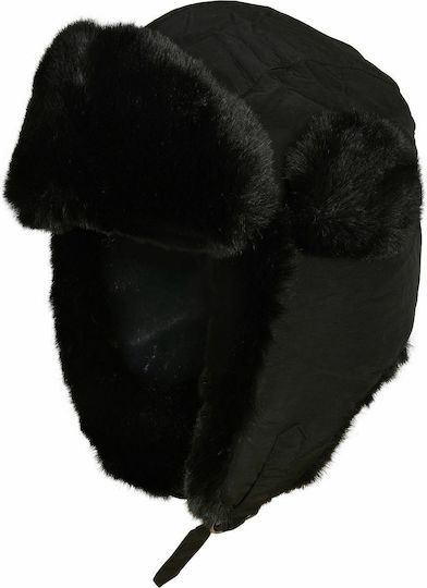 TB3870 Ohrenklappen Männer Beanie in Schwarz Farbe TB3870-00007