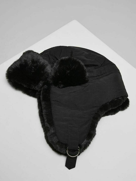 TB3870 Ανδρικός Earflap Σκούφος σε Μαύρο χρώμα