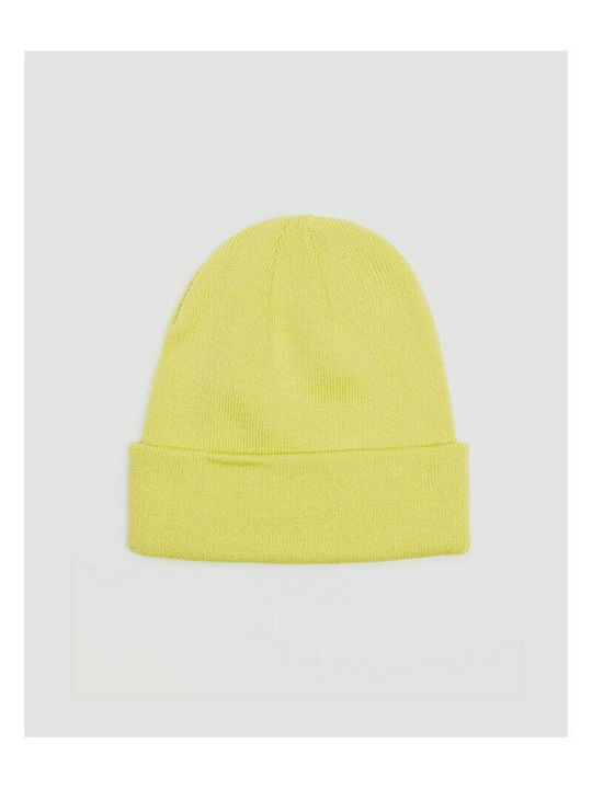 Basehit Knitted Beanie Cap Lime Yellow