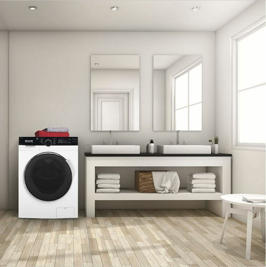 Brandt WFB196QWG Πλυντήριο Ρούχων 9kg με Τεχνολογία Ατμού 1400 Στροφών
