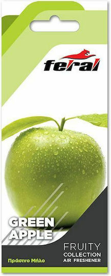 Feral Cartelă Aromatică Suspendata Mașină Fruity Collection Măr verde 1buc