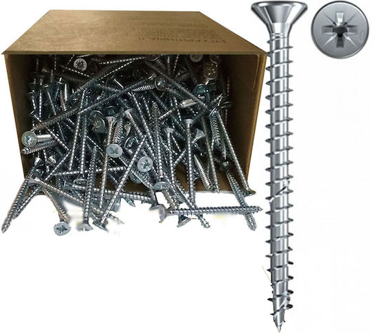 Lih Lin MDF Screw Phillips Galvanized with Diameter M5 and Length 50mm 500pcs
