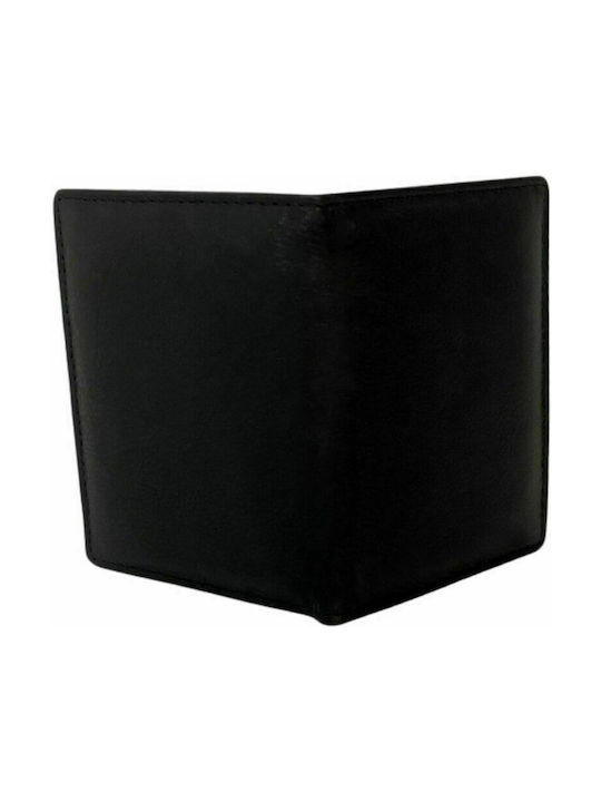 Men's Card Wallet made of Genuine High Quality Leather in Black