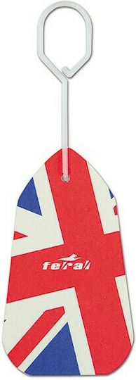 Feral Car Air Freshener Tab Pendand Flag Collection Great Britain