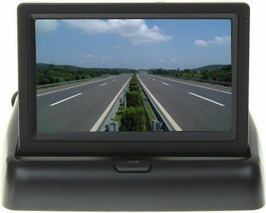 4.3" Car Screen Αναδιπλούμενη for Dashboard Universal