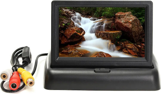 4.3" Car Screen Αναδιπλούμενη for Dashboard Universal