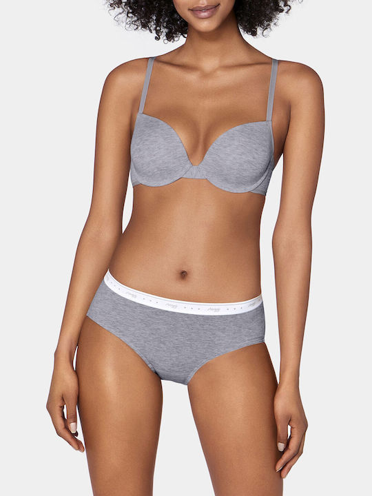 24/7 100 WHP Bra with Light Padding Underwire Gray