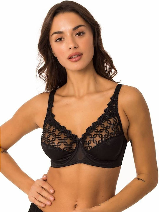 Letizia Bra without Padding Underwire Black