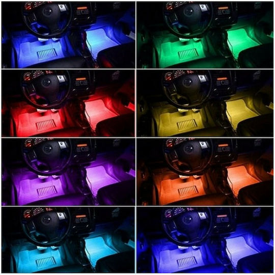 Interior Decorative Car Lighting System 12V RGB