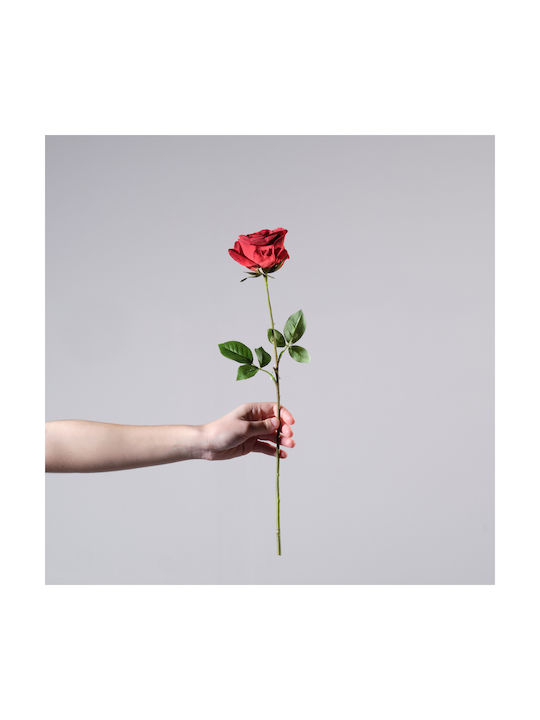 Supergreens Artificial Decorative Branch Rose Red 47cm 1pcs