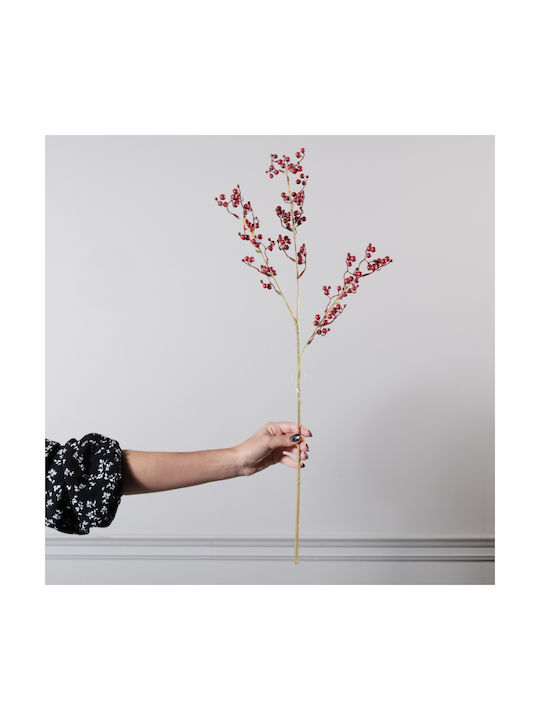 Supergreens Artificial Decorative Branch Berry Red 73cm 1pcs