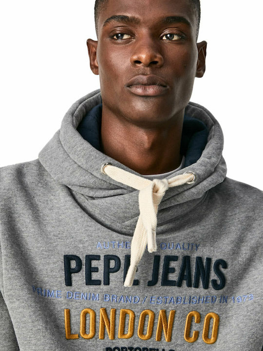 Neville Sweatshirt with Hood Gray