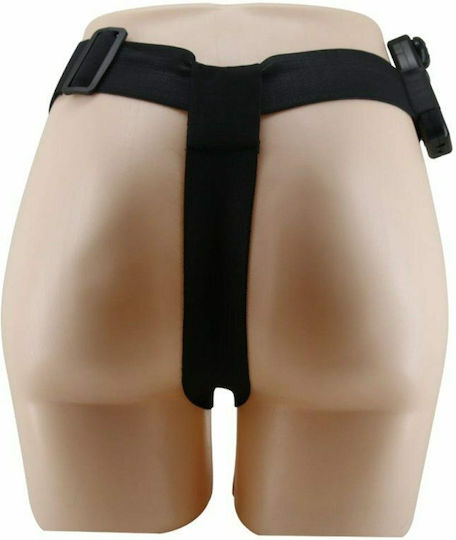 Baile Ultra Passionate Harness Realdeal Penis Strapon Harness με Dildo 16cm και Δόνηση σε χρώμα Flesh