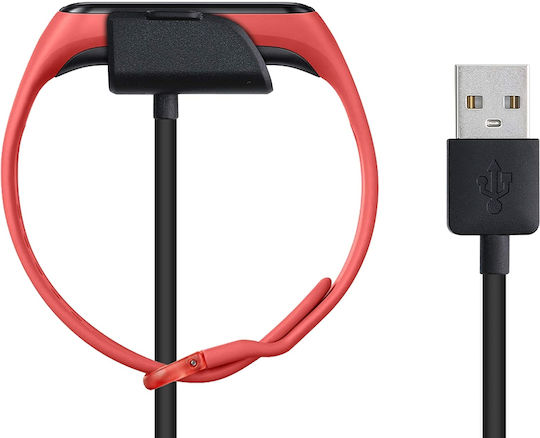 KWmobile USB Charging Cable Μαύρο (Samsung Gear Fit 2 / Fit 2 Pro)