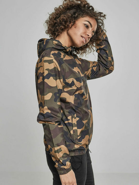 Γυναικείο Φορετό Αθλητικό Μπουφάν Wood Camo