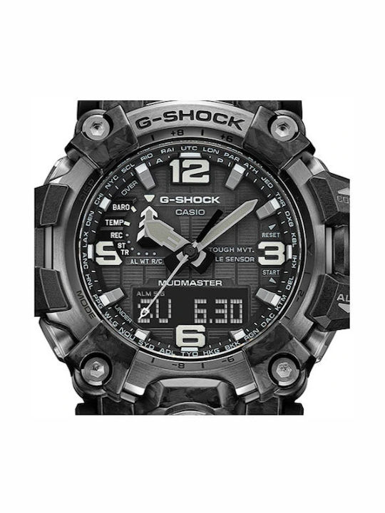 Casio G-Shock Mudmaster Men's Watch 54mm Solar with Black Rubber Strap