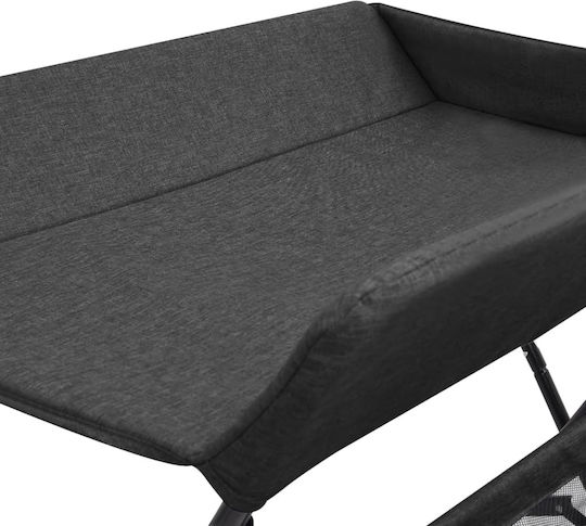 Baby Wickelkommode Möbel Grau 80x67x102cm