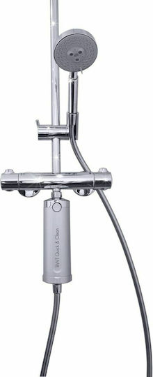 BWT Activated Carbon Shower Water Filter Quick & Clean Anti-Calc Filter System 812916