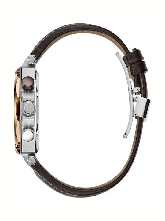 GC Watches Ρολόι Μπαταρίας με Δερμάτινο Λουράκι