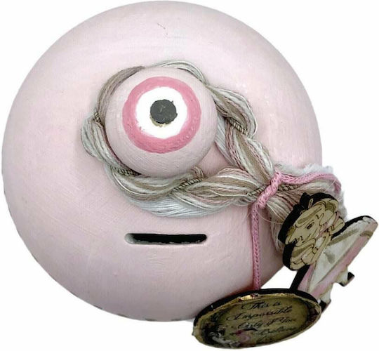 LiebeQueen Alice Money Box Ceramic Pink 13x13x20cm