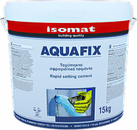 Isomat Aquafix Υπερταχείας Πήξης Σφραγιστικό Τσιμέντο (Γκρι) 5kg