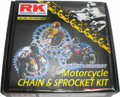 RK Kette & Ritzel-Kit (15-36-428SB) für Yamaha Crypton R 115 104L