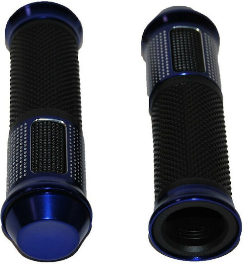 Xinli Motorcycle Grips with Handlebar Counterweights XL-285H in Blue Colour 285H