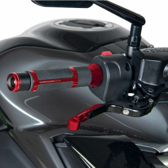 Barracuda Motorcycle Handlebar Counterweights B-Lux in Black Colour
