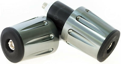 Xinli Motorcycle Handlebar Counterweights Titanium in Silver Colour