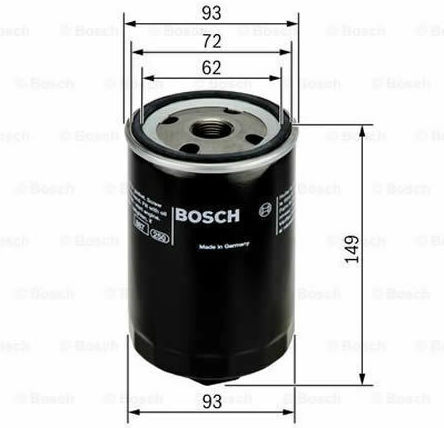 Bosch Φίλτρο Λαδιού Αυτοκινήτου για Audi/Seat/Skoda/VW