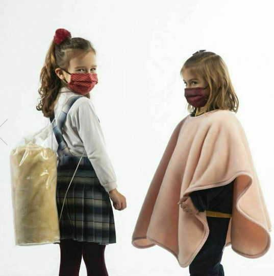Piel SA Одеяло Велур Poncho Бяло 80x110cm