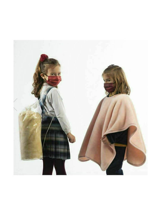 Piel SA Blanket Velvet Poncho Yellow 80x110cm