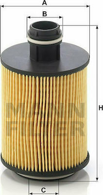 Mann Filter Φίλτρο Λαδιού Αυτοκινήτου HU 7004/1 x für Opel Ölfilter für Opel/Vauxhall/Chevrolet Aveo II HU7004/1x