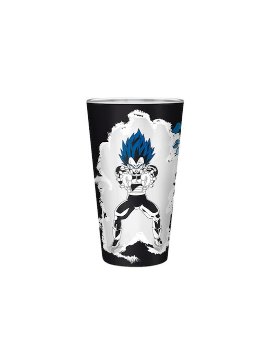 Abysse Dragon Ball - Goku Vegeta Glass made of Glass in Black Color 400ml 1pcs