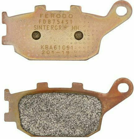Ferodo Motorcycle Brake Pads Sintergrip ST Metal Rear Brake Pads Suzuki V-Strom - Yamaha Tracer 900 for Kawasaki Z750 / Ninja 650 / Versys 650 / Z 1000 Yamaha Tracer 900 / XT / MT-09 / MT-10 / Tracer 700 / MT-07 / XSR 700 / Niken / YZF 1000