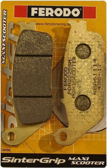 Ferodo Motorcycle Brake Pads Sinter Grip Metal Front Brake Pads Yamaha X-Max 250/400 - XCity 250
