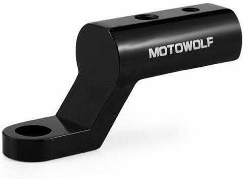 Motowolf Адаптер за мотоциклет 1бр Черен
