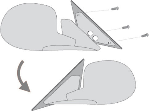 Dectane Βάση Καθρέπτη Rover 45 / 400
