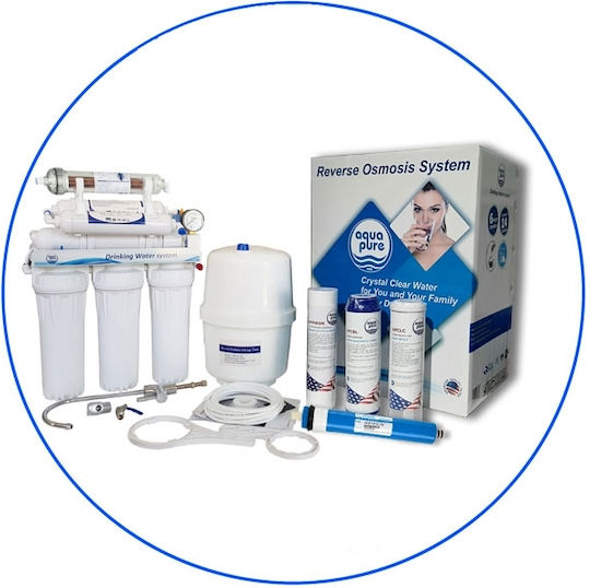 Aqua Pure Σύστημα Αντίστροφης Όσμωσης 7 Σταδίων Apro Alkaline
