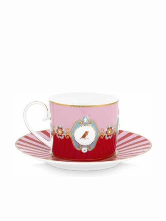 PiP Studio Love Birds Чаша Кафяв от Порцелан Red-Pink 200мл