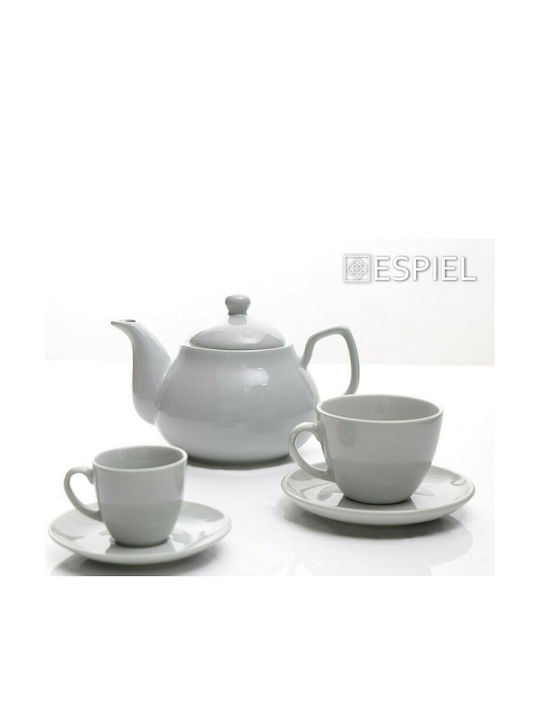 Espiel Essentials Φλιτζάνι Cappuccino Κεραμικό Γκρι 350ml