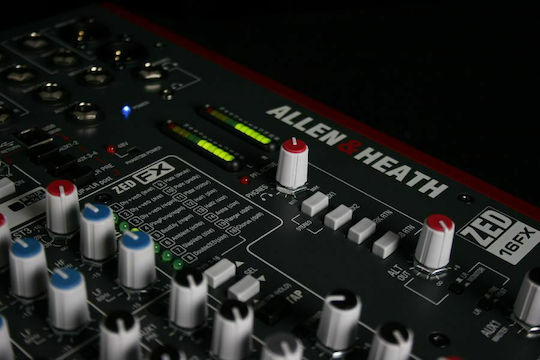 Allen & Heath ZED-16FX Αναλογική Κονσόλα 16 Καναλιών με Phantom Power & 10 Εισόδους XLR