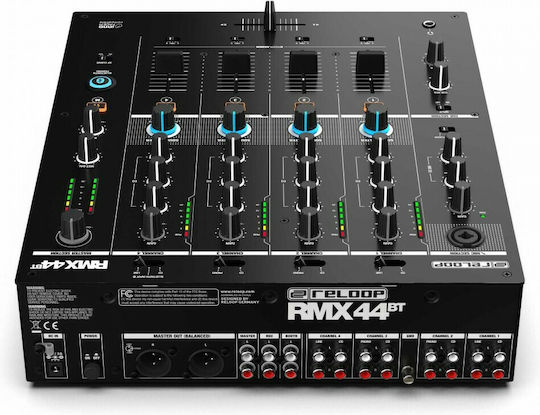 Reloop RMX-44 BT Ψηφιακή Κονσόλα 4.0 Καναλιών / 1 Εισόδο XLR & Bluetooth